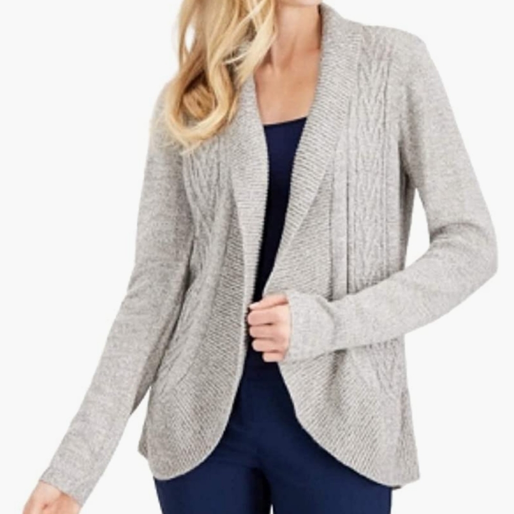 Karen Scott Cocoon Cardigan Sweater